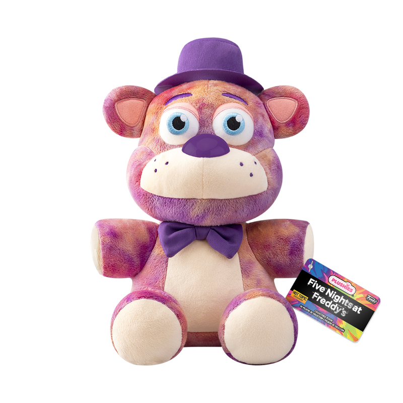 Funko Plush! Five Nights at Freddy’s (FNAF) Tie-Dye Freddy 10-Inch Plush