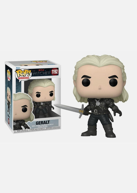Funko Pop! Netflix The Witcher Geralt 1192 + Free Protector