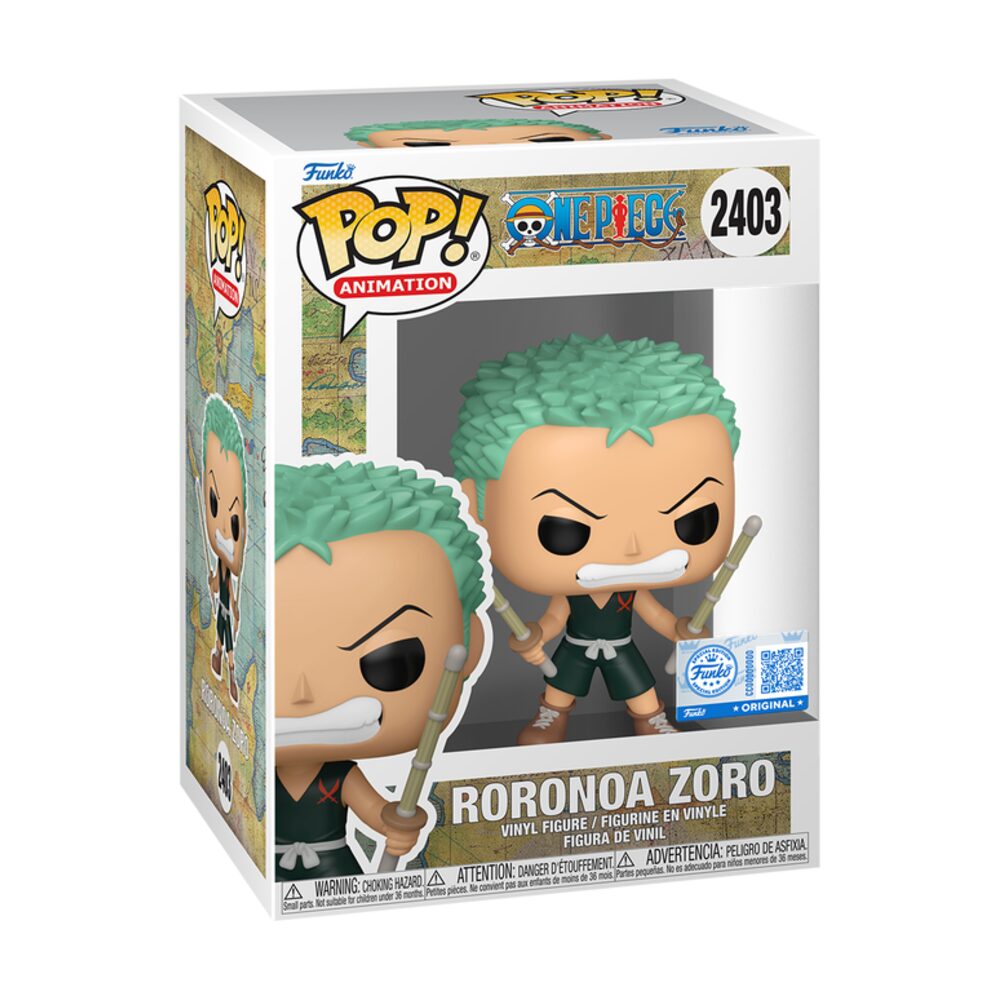Funko Pop! One Piece - Roronoa Zoro 2403 Funko Special Edition Figure + Pop Protector