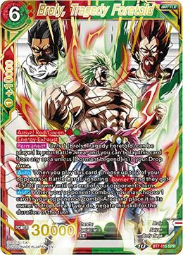 Dragon Ball TCG! Broly, Tragedy Foretold (SPR) - Assault of the Saiyans (DBS-B07)