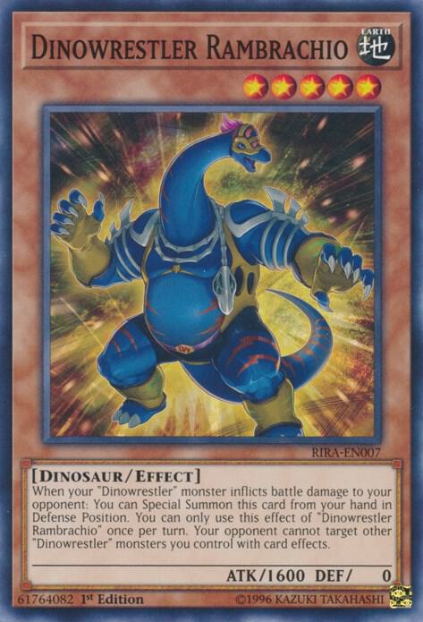 Dinowrestler Rambrachio - Rising Rampage (RIRA)