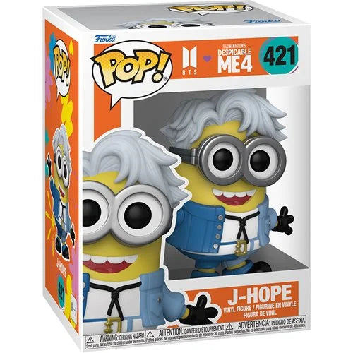 Funko Pop! Despicable Me 4 Minion x K-pop BTS J-Hope #421 + Free Protector