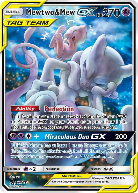 Pokemon TCG! Mewtwo & Mew GX - SM191 - SM Promos (SMP)