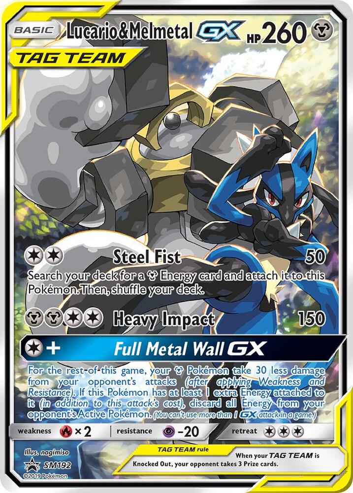 Pokemon TCG! Lucario & Melmetal GX - SM192 - SM Promos (SMP)