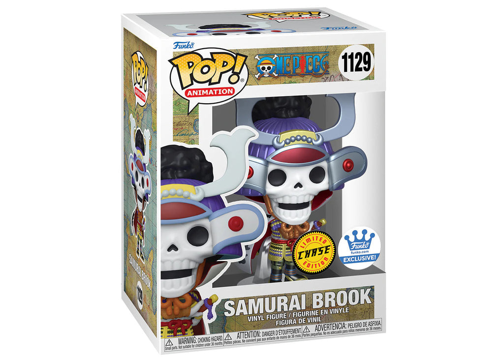 Funko Pop! One Piece - Samurai Brook 1129 CHASE Funko Shop Exclusive + Free Protector