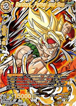 Dragon Ball TCG! Bardock, Father and Son - Draft Box 04 - Dragon Brawl (DB1)