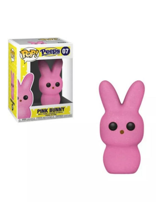 Funko Pop! Peeps - Pink Bunny 07 (VAULTED) + Free Protector