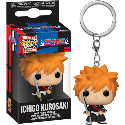 Funko Pocket Pop Bleach Ichigo Kurosaki Keychain