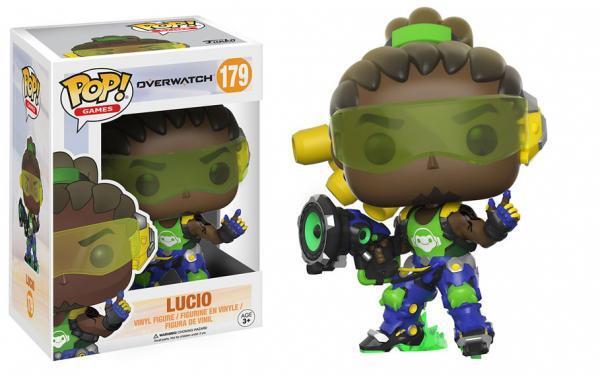 Funko Pop! Overwatch : Lucio 179 (VAULTED) + Pop Protector