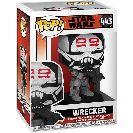 Funko Pop! Star Wars Wrecker 443 + Free Protector