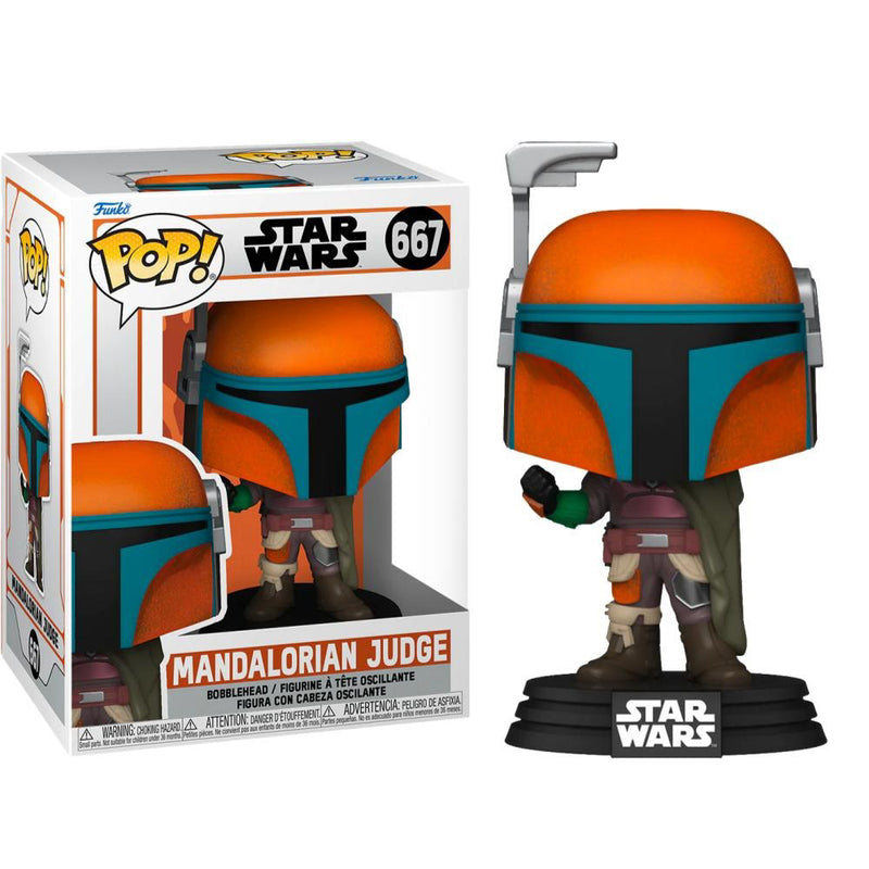 Funko Pop! Star Wars : Maldalorian Judge 667 + Pop Protector