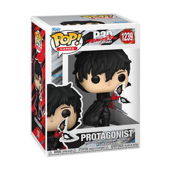 Funko Pop! Persona 5 30th Anniversary - Protagonist 1239 Figure + Pop Protector