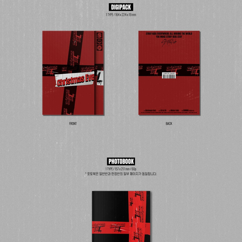 K-pop Stray Kids - Holiday Special Single Album Christmas Evel (Standard Ver.)