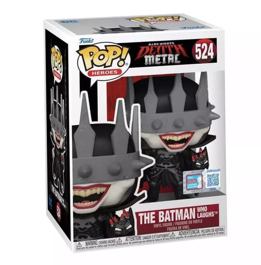 Funko Pop! Dark Nights Death Metal - The Batman Who Laughs 524 Funko 2024 NYCC Fall Convention Exclusive + Free Protector