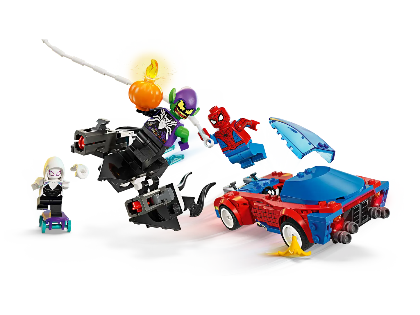 Marvel Spider-Man Race Car & Venom Green Goblin 76279 Official LEGO Set