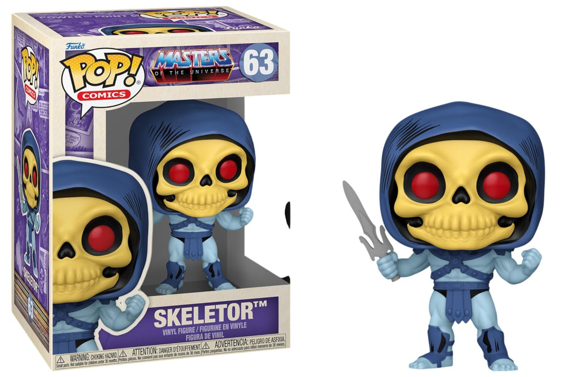 Funko Pop! Masters of the Universe - Skeletor 63 Figure + Pop Protector