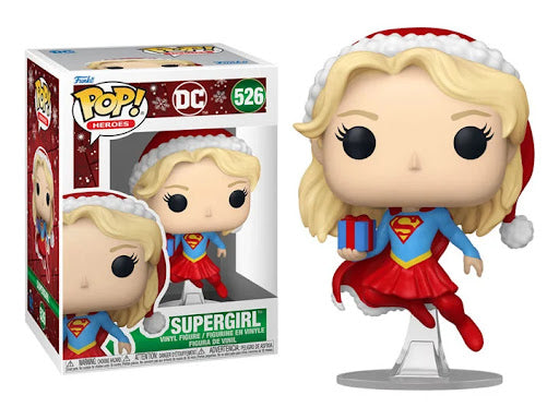 Funko Pop! DC Holiday Edition Supergirl 526 + Free Protector