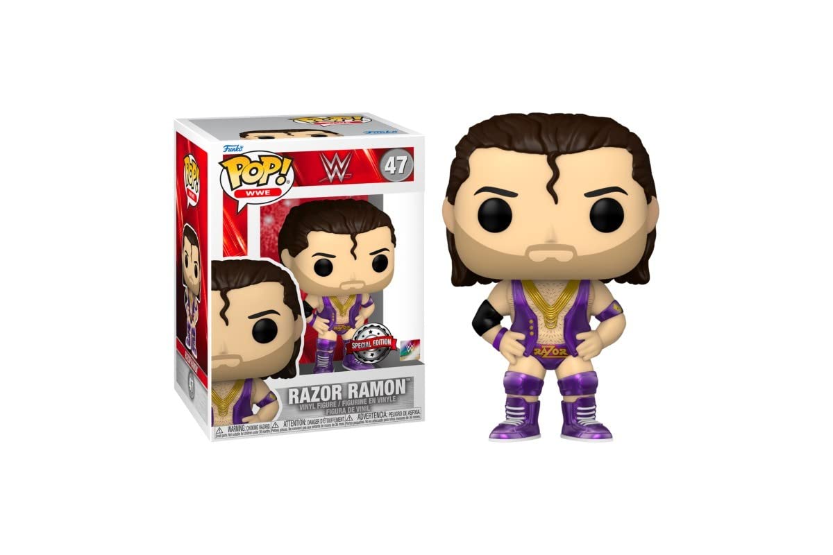 Funko Pop! WWE Razor Ramon 47 Special Edition + Free Protector