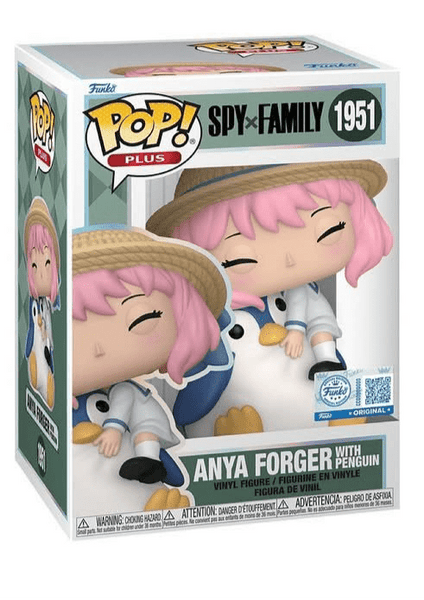 Funko Pop! Spy x Family - Anya Forger with Penguin 1951 PLUS Funko Special Edition Figure + Pop Protector