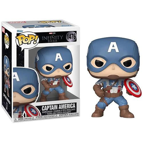 Funko Pop! Marvel The Infinity Saga - Captain America 1476 Figure + Pop Protector