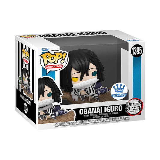 Funko Pop! Demon Slayer Obanai Iguro 1395 Funko Shop Exclusive + Pop Protector