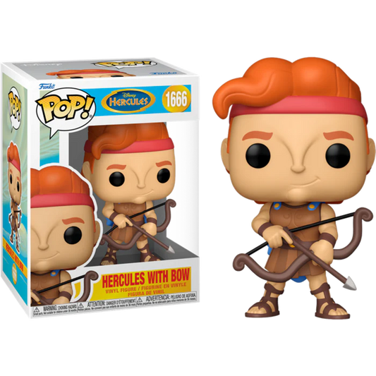 Funko Pop! Disney Hercules - Hercules with Bow 1666 Figure + Pop Protector