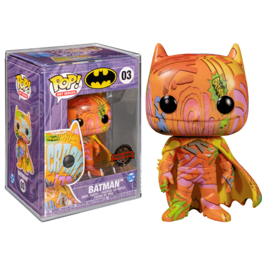 Funko Pop! DC Batman 03 Art Series Special Edition Figure + Pop Protector