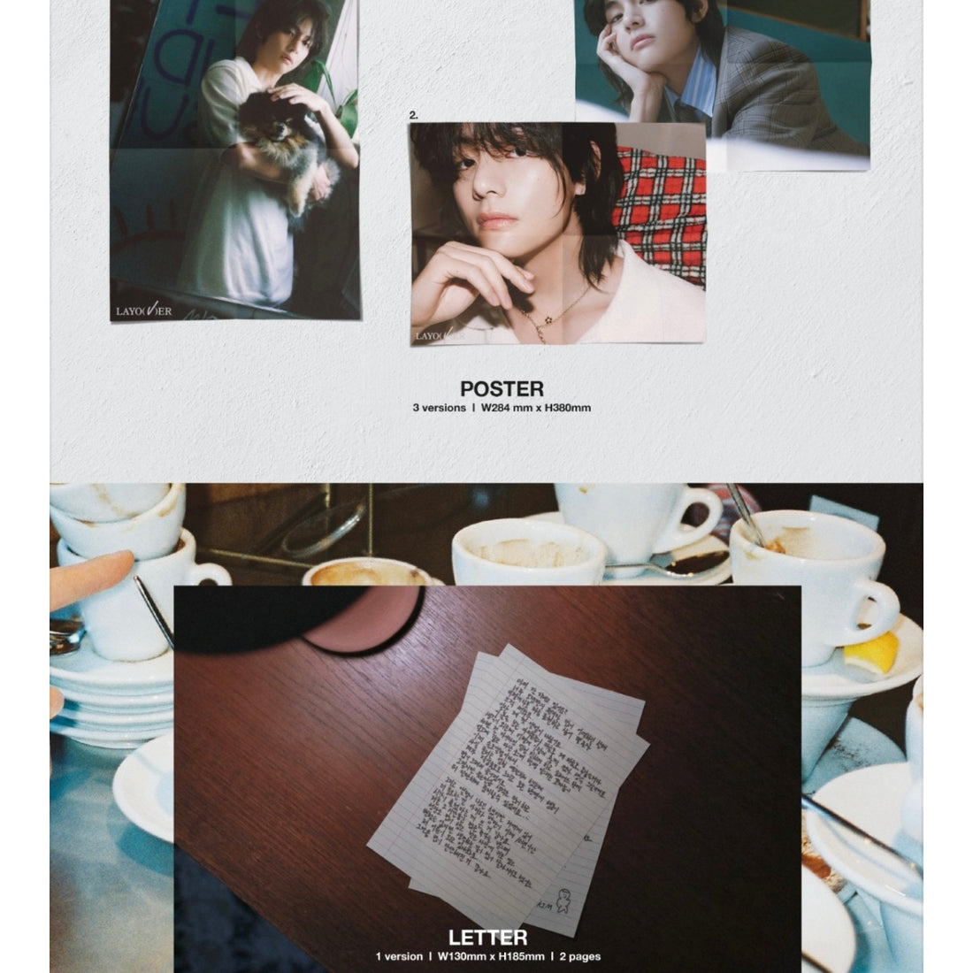 K-POP BTS V - LAYOVER C (PURPLE VER.)