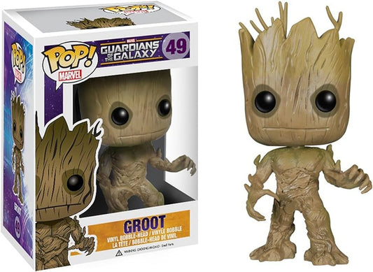 Funko Pop! Marvel Guardians of the Galaxy Groot 49 + Free Protector (VAULTED)