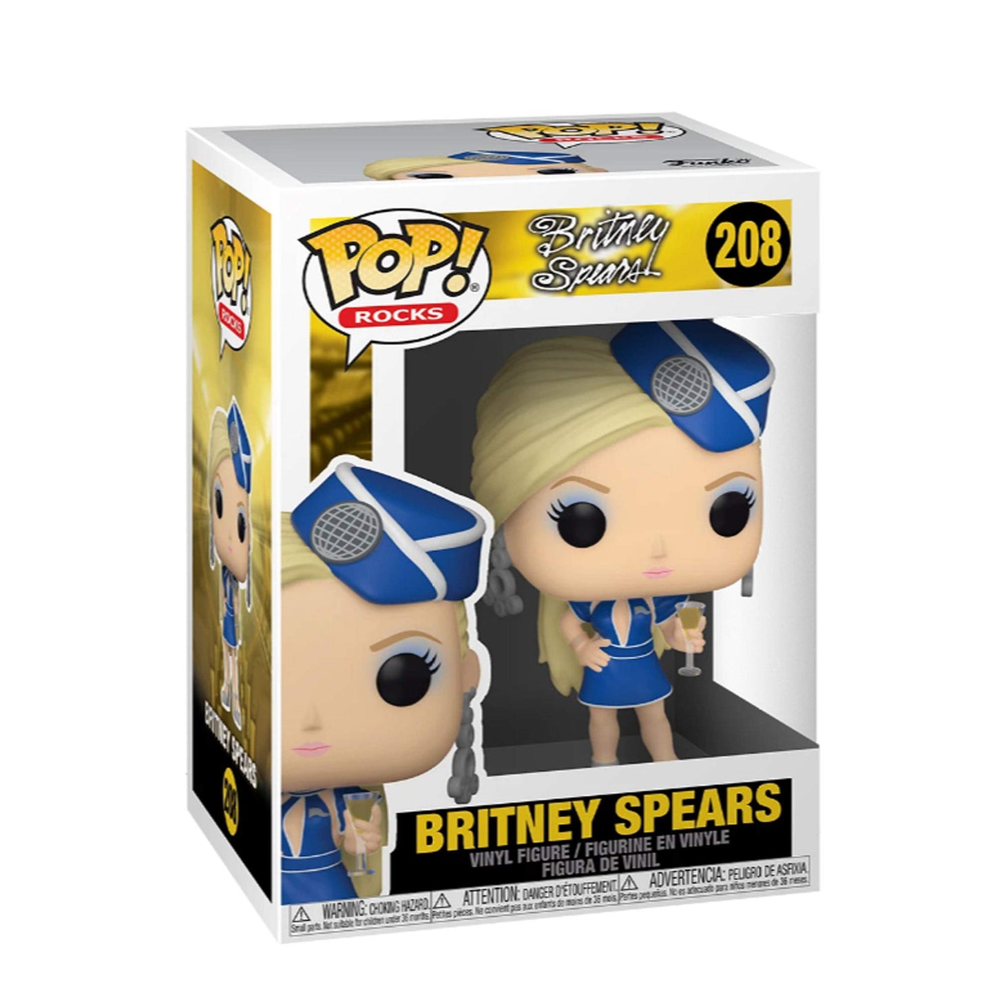Funko Pop! Britney Spears 208 (box ware) + Free Protector