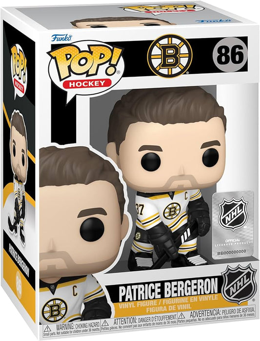 Funko Pop! Hockey NHL Boston Bruins Patrice Bergeron 86 + Free Protector