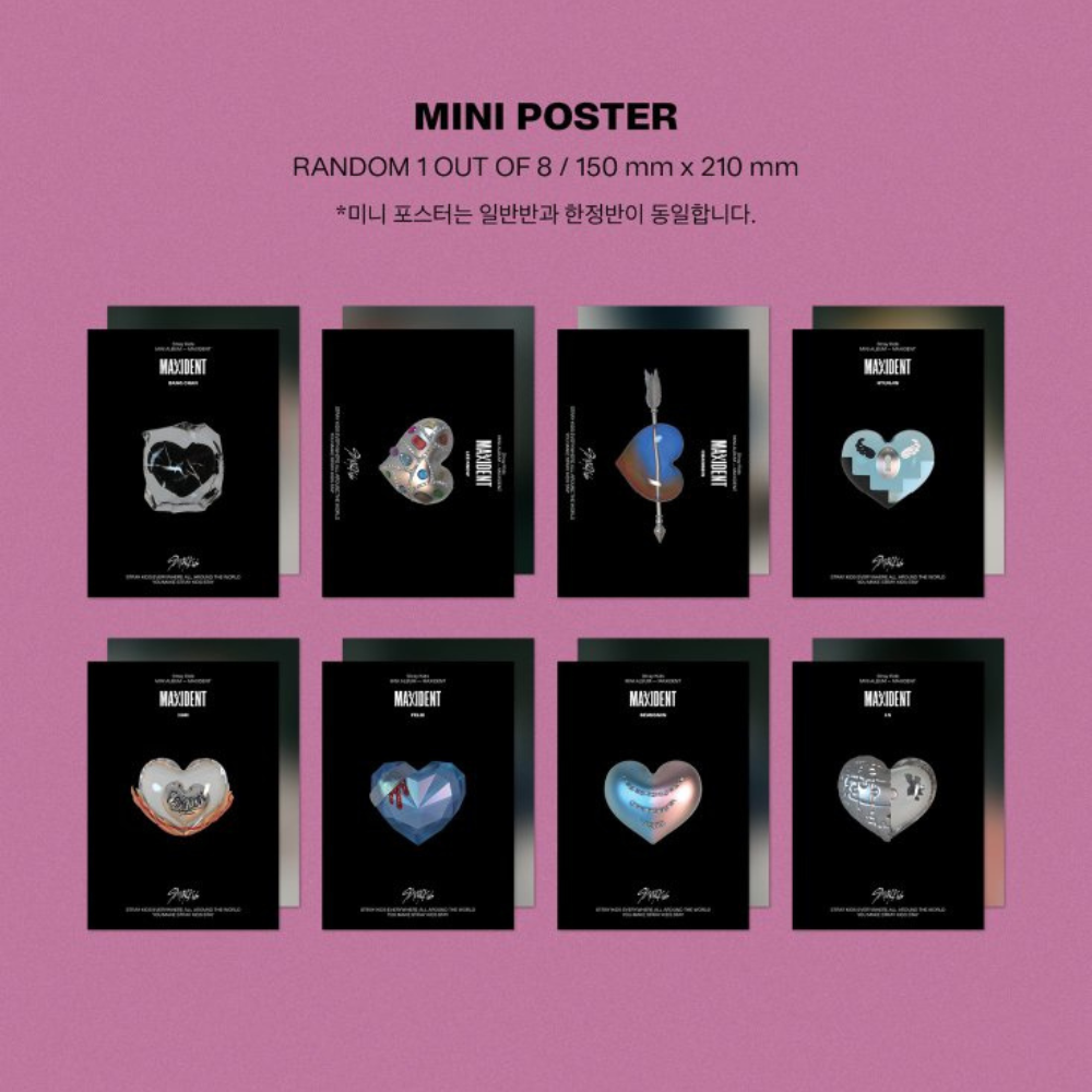 K-Pop Stray Kids 7th Mini Album Maxident Heart Standard Ver.