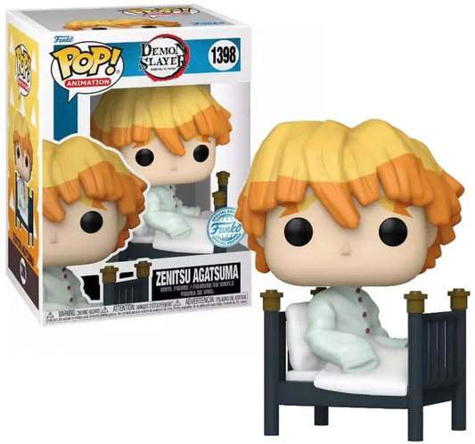 Funko Pop! Demon Slayer Zenitsu Agatsuma 1398 Funko Special Edition + Free Protector