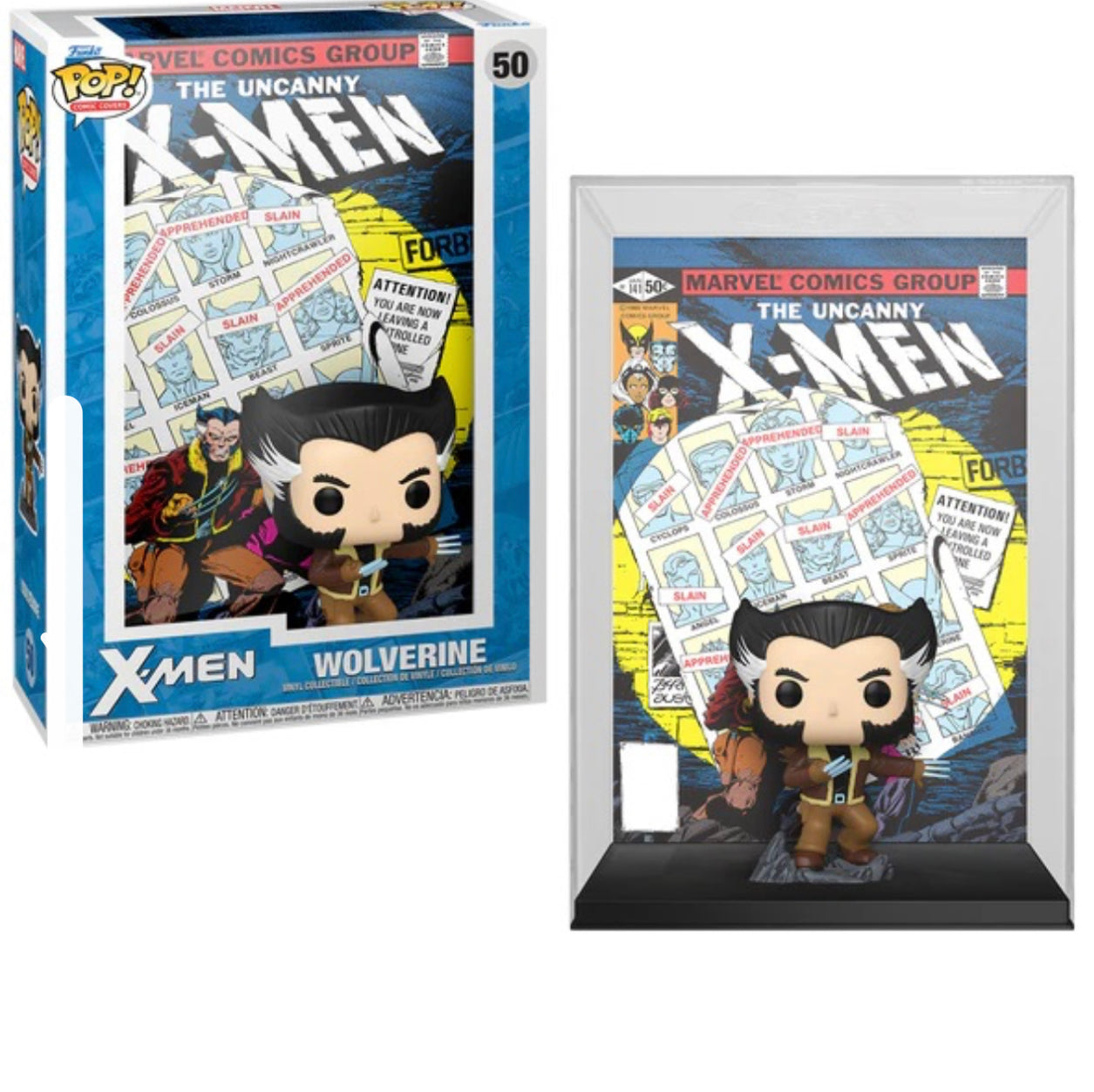 Funko Pop! Marvel Comics Group The Uncanny X-Men - Wolverine 50 Figure Comic Cover