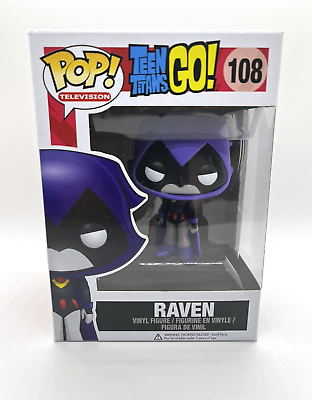 Funko Pop! Teen Titans Go! Raven 108 (VAULTED) + Pop Protector