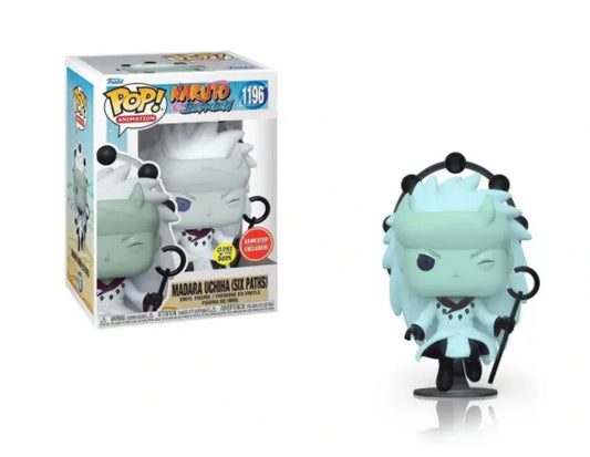 Funko Pop! Naruto Shippuden - Madara Uchiha (Sage of Six Paths) 1196 Glows in the Dark GameStop Exclusive + Free Protector