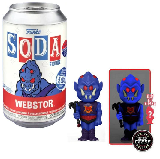 Masters of the Universe Webstor Toy Tokyo Sealed Limited Edition Funko Soda Pop Figure - Chance of CHASE!