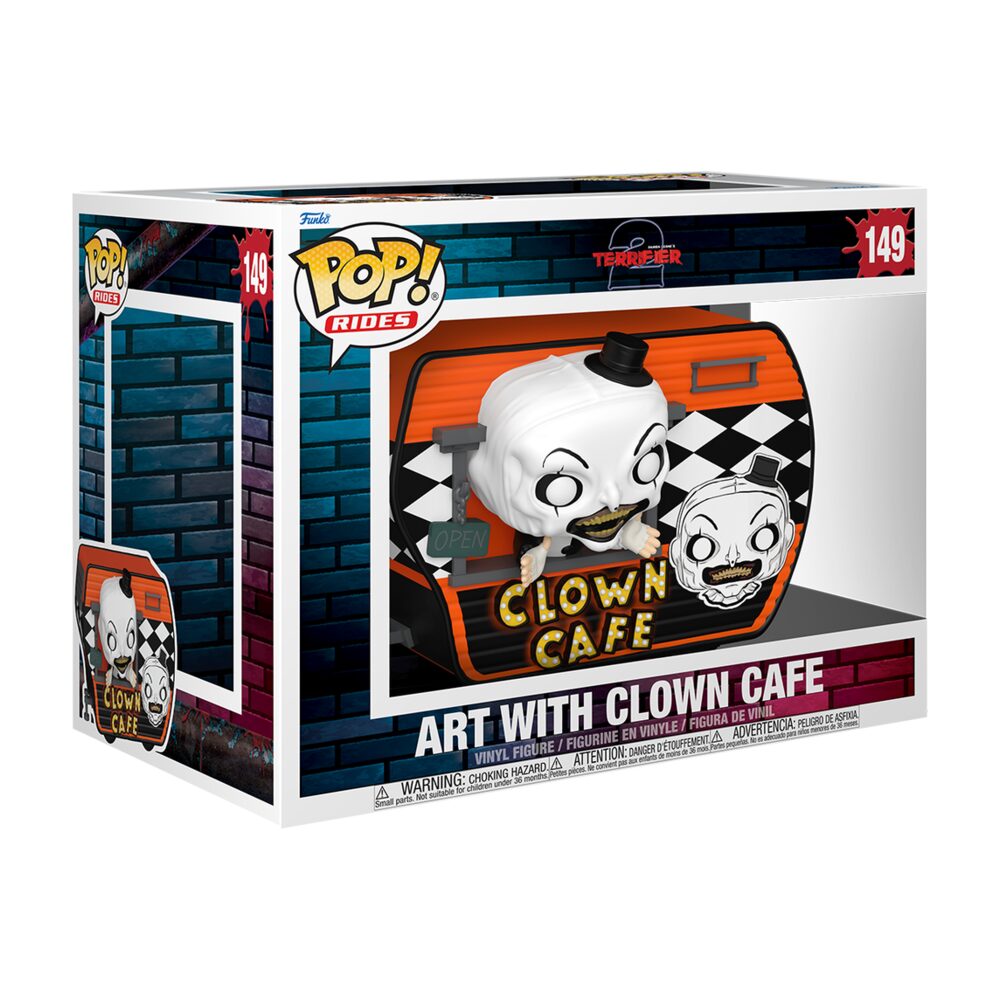 Funko Pop! Terrifier - Art with Clown Cafe 149 Rides Figure