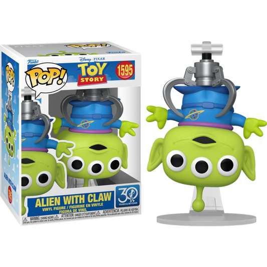 Funko Pop! Disney Pixar Toy Story 30 Years & Beyond - Alien with Claw 1595 Figure + Pop Protector