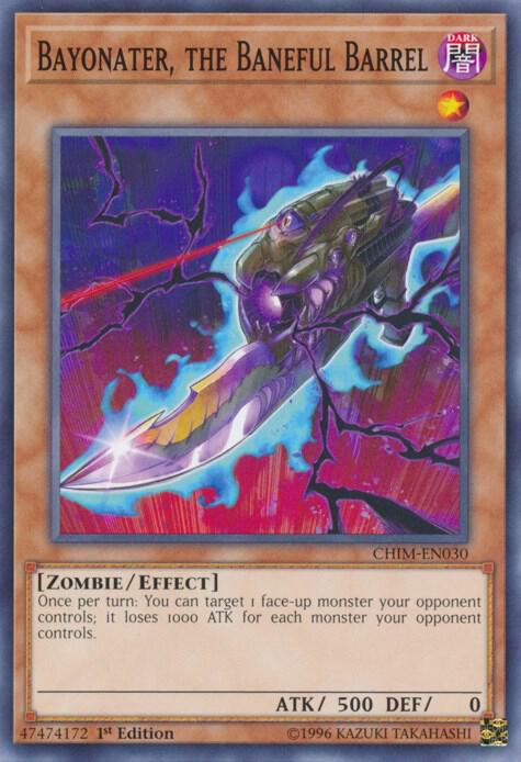 Bayonater, the Baneful Barrel - Chaos Impact (CHIM)