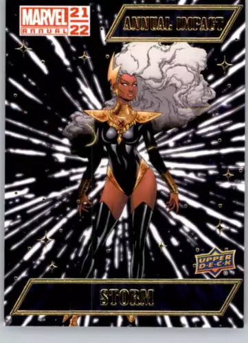 2021-22 Upper Deck Marvel Annual - Annual Impact #AI-9 Storm