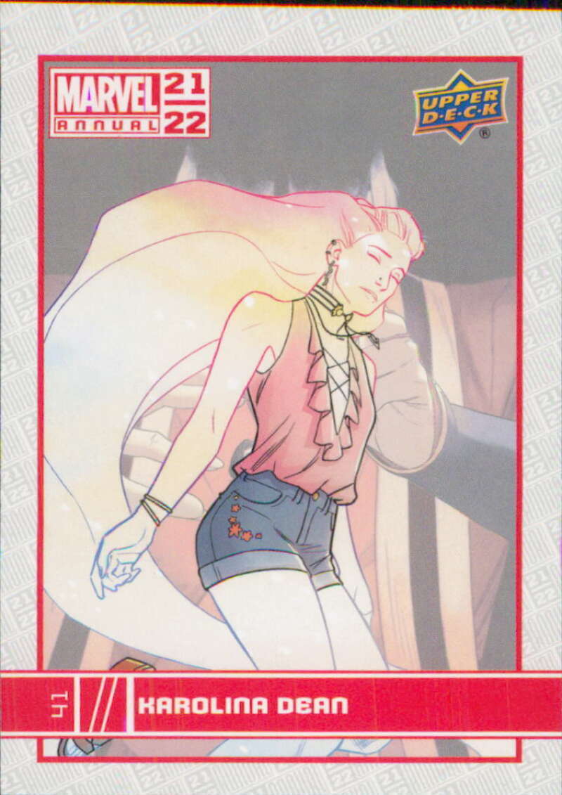 2021-22 Upper Deck Marvel Annual #41 Karolina Dean Marvel