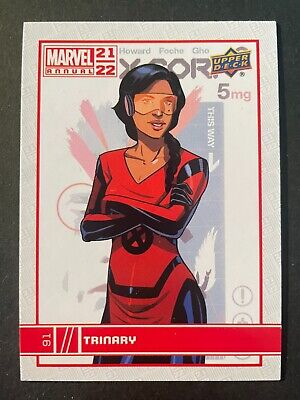 2021-22 Upper Deck Marvel Annual #91 Trinary Marvel