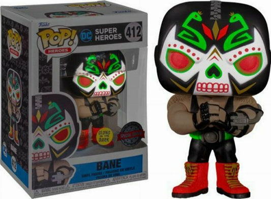 Funko POP! Heroes - Bane GITD Special Edition #412 + PROTECTOR!