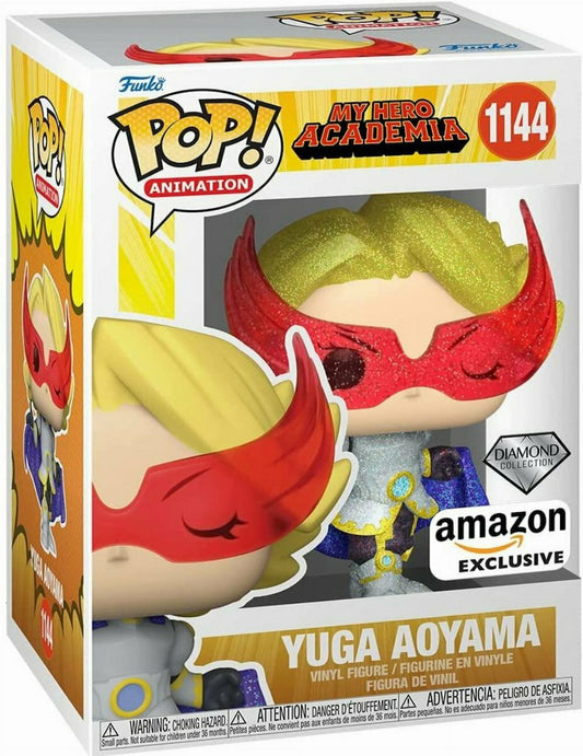 Funko POP! Animation: My Hero Academia #1144 - Yuga Aoyama Diamond Amazon Exclusive + PROTECTOR!