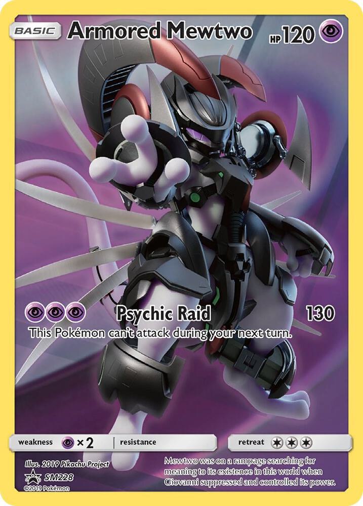 Pokemon TCG! Armored Mewtwo - SM228 - SM Promos (SMP)
