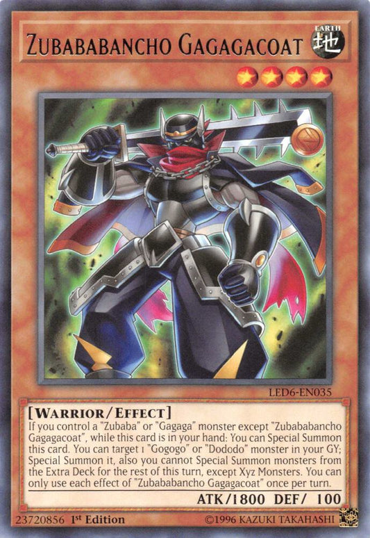 Zubababancho Gagagacoat - Legendary Duelists: Magical Hero (LED6)