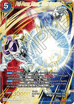 Dragon Ball TCG! Full-Power Frieza, 100% Overdrive (SPR) - Universal Onslaught (DBS-B09)