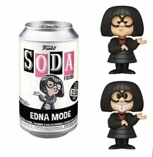 Disney Pixar The Incredibles Edna Mode Sealed Limited Edition Funko Soda Pop Figure - Chance of CHASE!