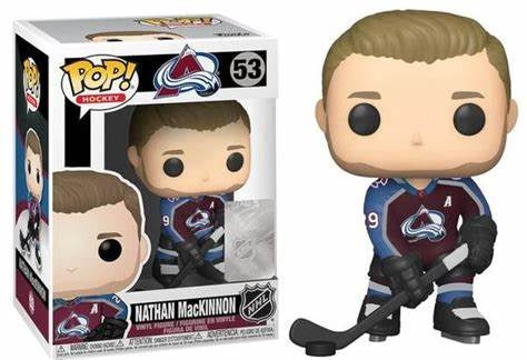 Funko Pop! NHL Colorado Avalanche Nathan MacKinnon 53 + Free Protector